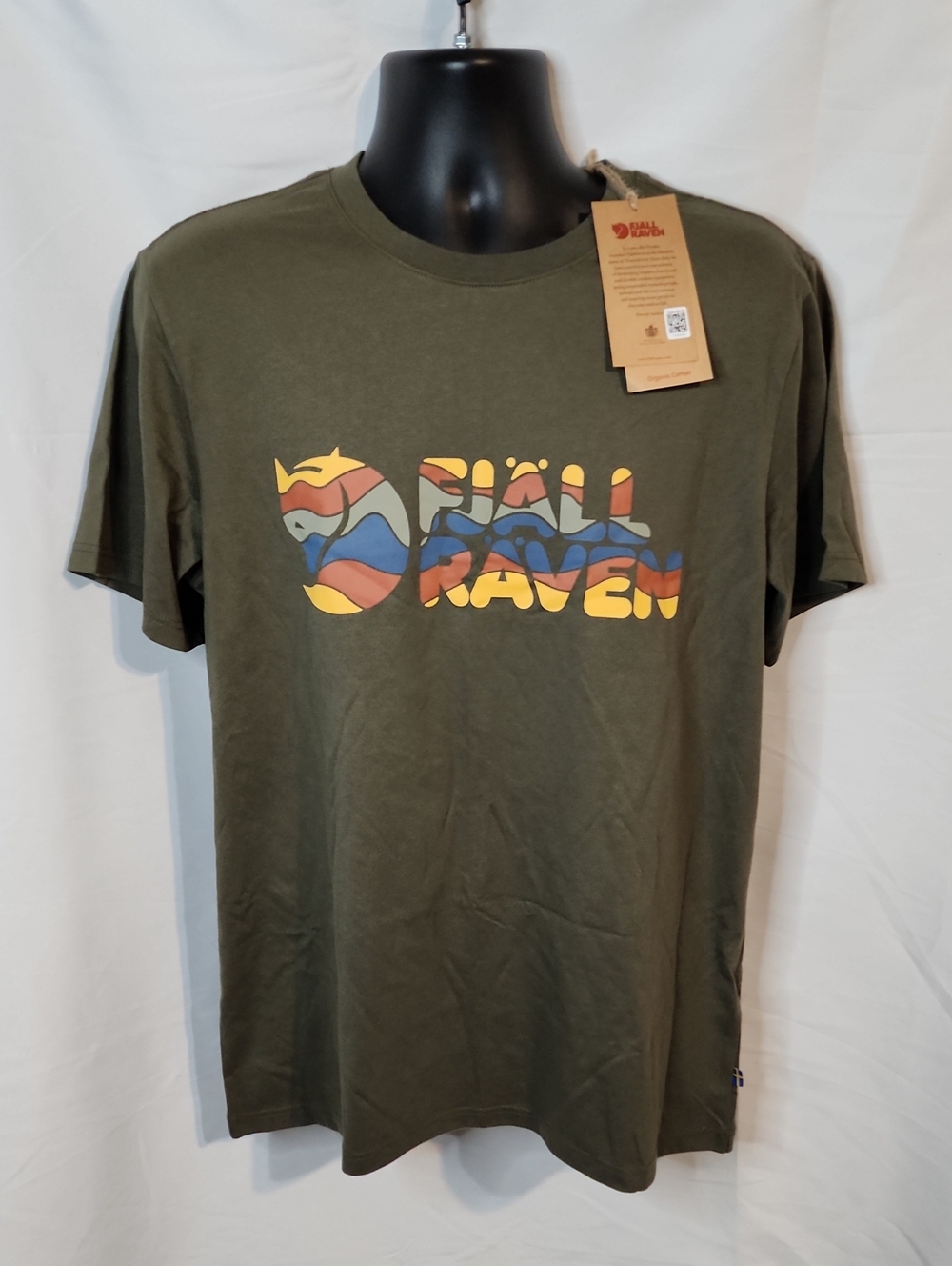 Fjall Raven Logo T-Shirt In 625 Laurel Green Men's Medium Tee New With Tags